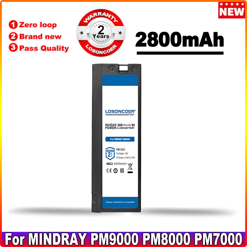 FB1223 Батарея для MINDRAY PM9000 PM8000 PM7000 MEC-1000/2000 медицинский монитор новый