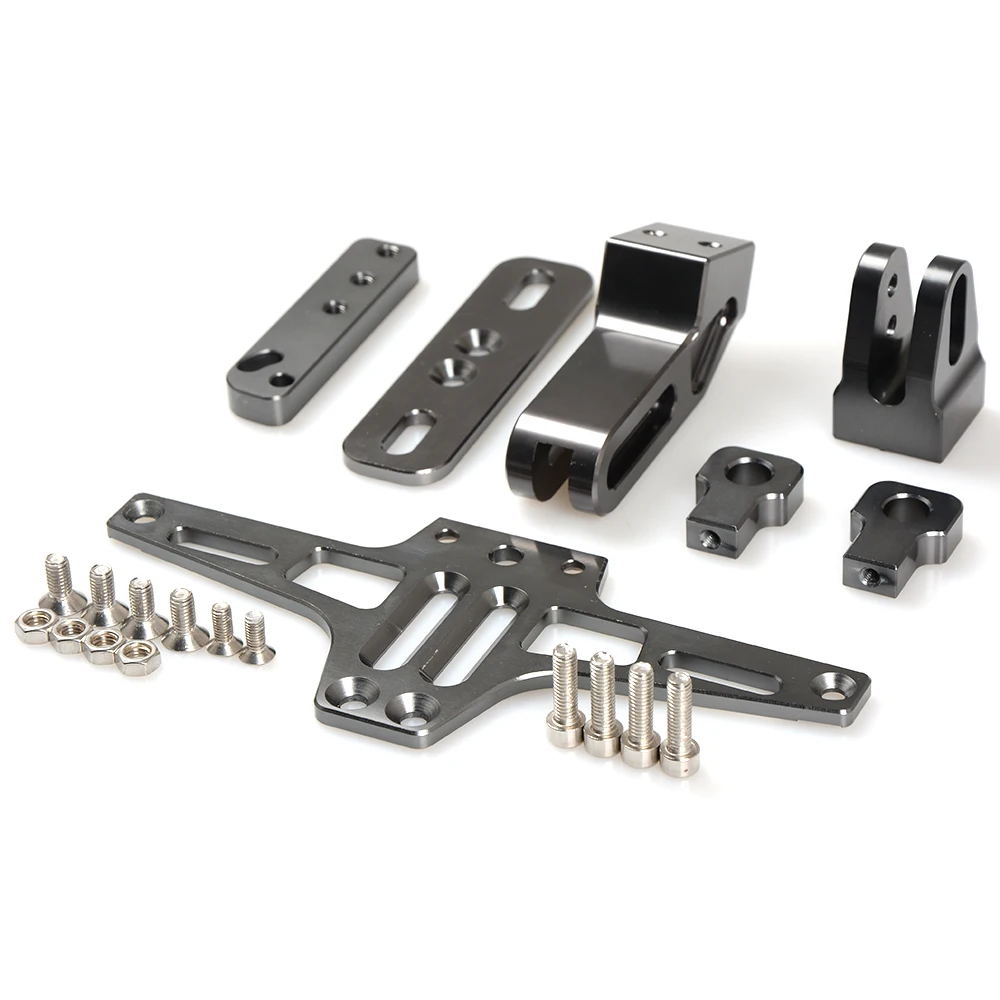 

Universal Motorcycle Adjustable Angle Rear License Number Plate Mount Holder Bracket with LED Light For YAMAHA BWS