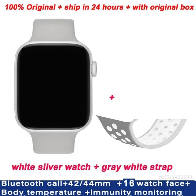 NEW T5+ Bluetooth call 44MM Series 5 Smart Watch Heart Rate Thermometer Pro  Smartwatch PK iwo 8 lite K8 iwo11 12 pro 13 k8 T8O|Smart Watches| -  AliExpress