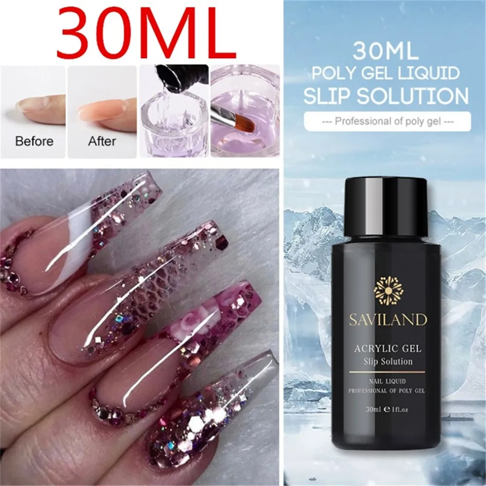 Nail Polish Remover 30ml UV Gel Cleaning Acrylic Varnish and Liquid Cleansing Brush for Nail Art Remove Resurrection Water Tools