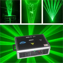 ILDA 45Kpps 10 Вт зеленый лазер шоу диско Зеленый сценический лазерный свет для Рождественский лазерный светильник шоу