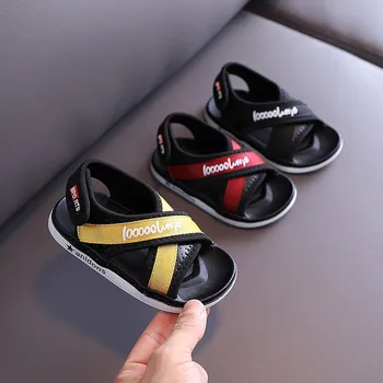 

Girl'S Sandals 2020 Summer New Style Korean-style BOY'S Shoes Fashion Soft-Sole Princess Shoes Children CHILDREN'S Beach Shoes