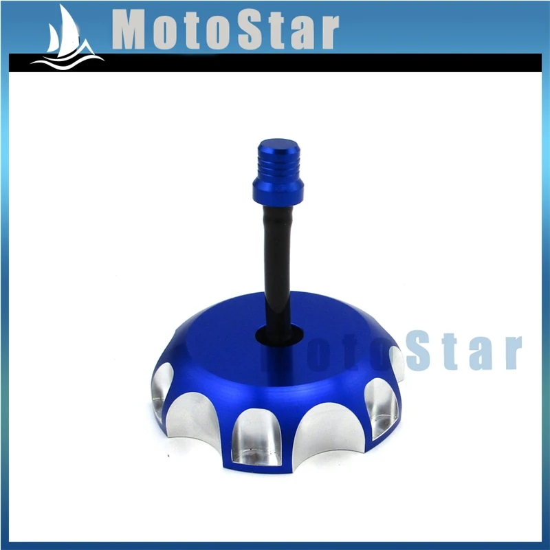Голубая алюминиевая крышка для бензобака CNC Yamaha WR250F 2001-2015 Мотоцикл Мотокросс