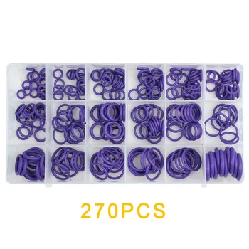 

O-Ring Sealing Ring Kit Remover Purple 271pcs AC A/C System Set Durable
