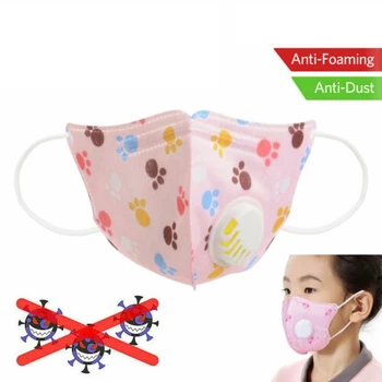 

1PCS Reusable Baby Care Kids Mouth Mask Anti Dust Mask Activated Carbon Filter Windproof Mouth-muffle Children Face masks