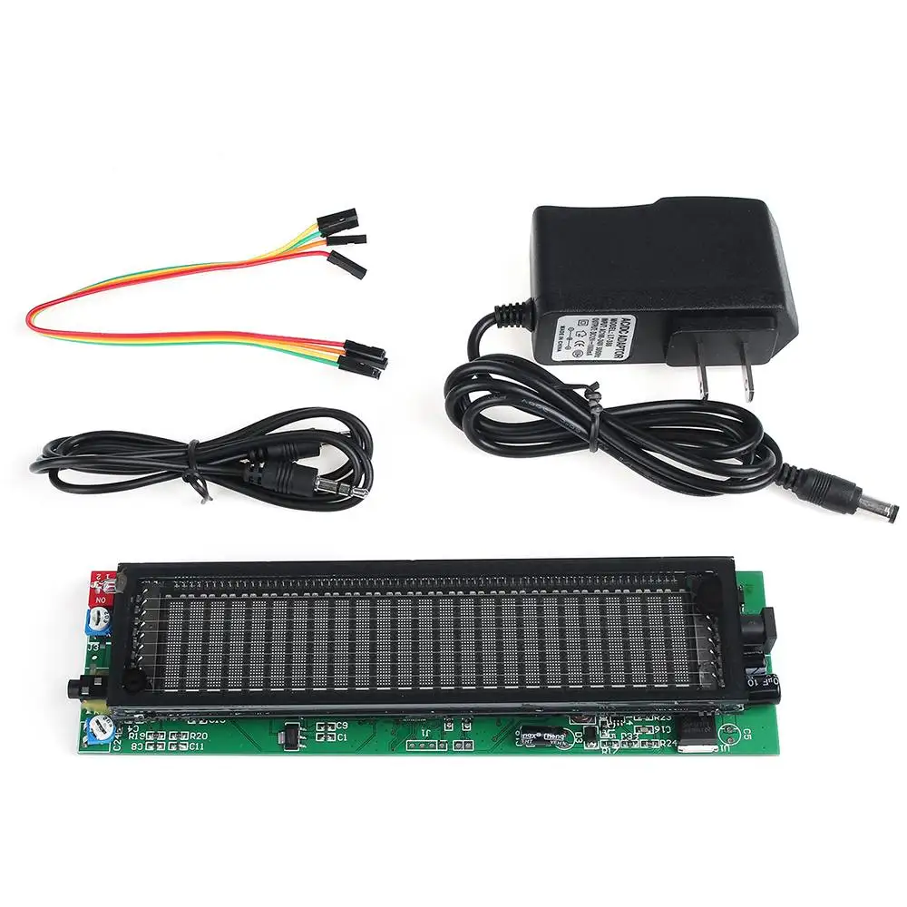 

VFD FFT Music Spectrum Level Audio Indicator Rhythm LED Display VU Meter Screen OLED Module For 12V 24V Car Amplifier Board