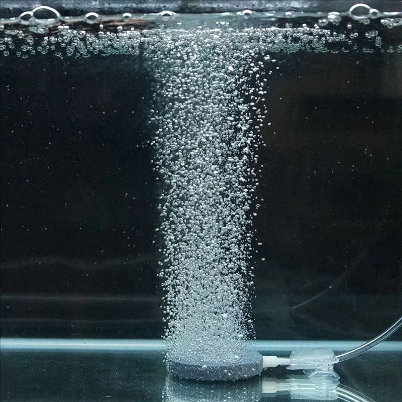 40 мм пузырьковый каменный аэратор для аквариума насос для аквариума гидропонная кислотная пластина мини-воздушный насос 1 шт
