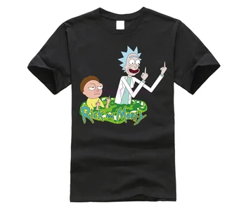 

GILDAN TEEWINING Rick and Morty T Shirt Men men Tshirt Funny Tee Summer Top Streetwear Cartoon