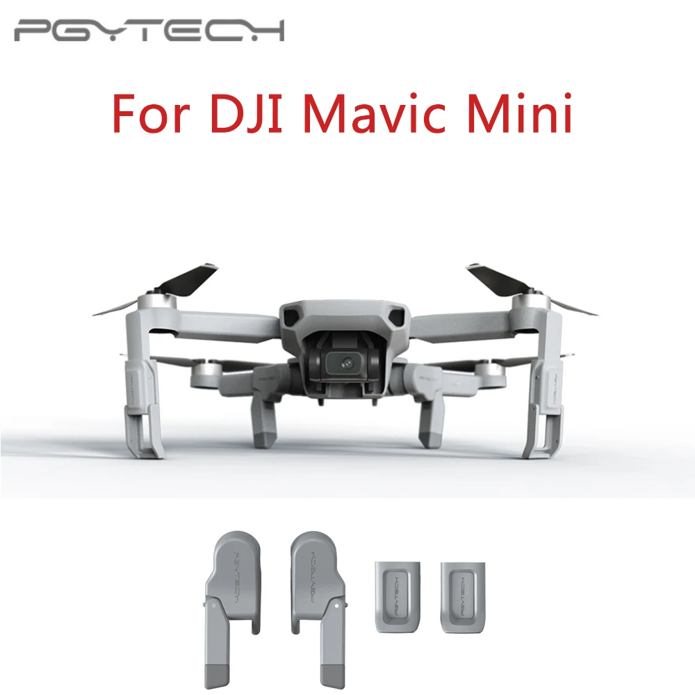 PGYTECH шасси для расширения ног для DJI Mavic Mini Skid усиленные амортизирующие стабилизаторы Аксессуары для ног