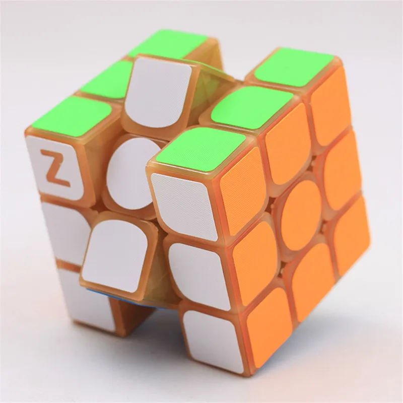 Z-CUBE Светящиеся в темноте 3x3x3 Волшебные кубики-головоломки светящиеся игрушки Cubo Magico Noctilucous Развивающие игрушки для детей Классические детские игрушки