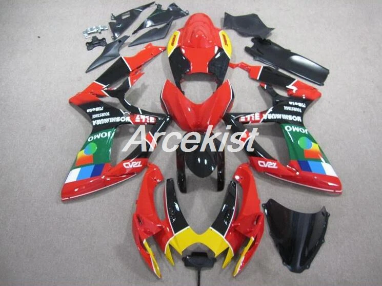 Набор обтекателей из АБС-пластика подходит для Suzuki 2006 2007 GSXR600 GSXR750 GSXR 600 750 K6 K7 06 07 JOMO