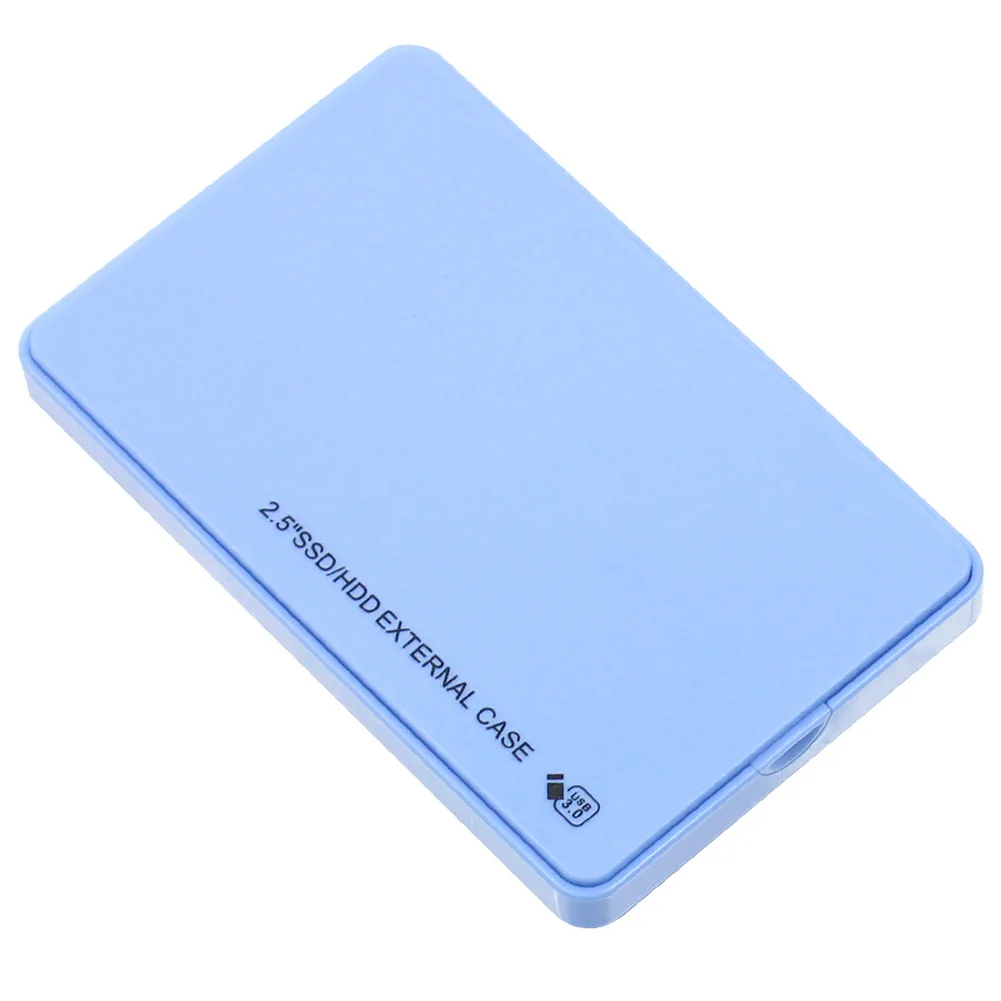 2,5 hdd чехол usb 3,0 на SATA SSD Внешний чехол 5 Гбит/с мобильный жесткий диск коробка для ноутбука черный синий белый розовый hdd док-станция