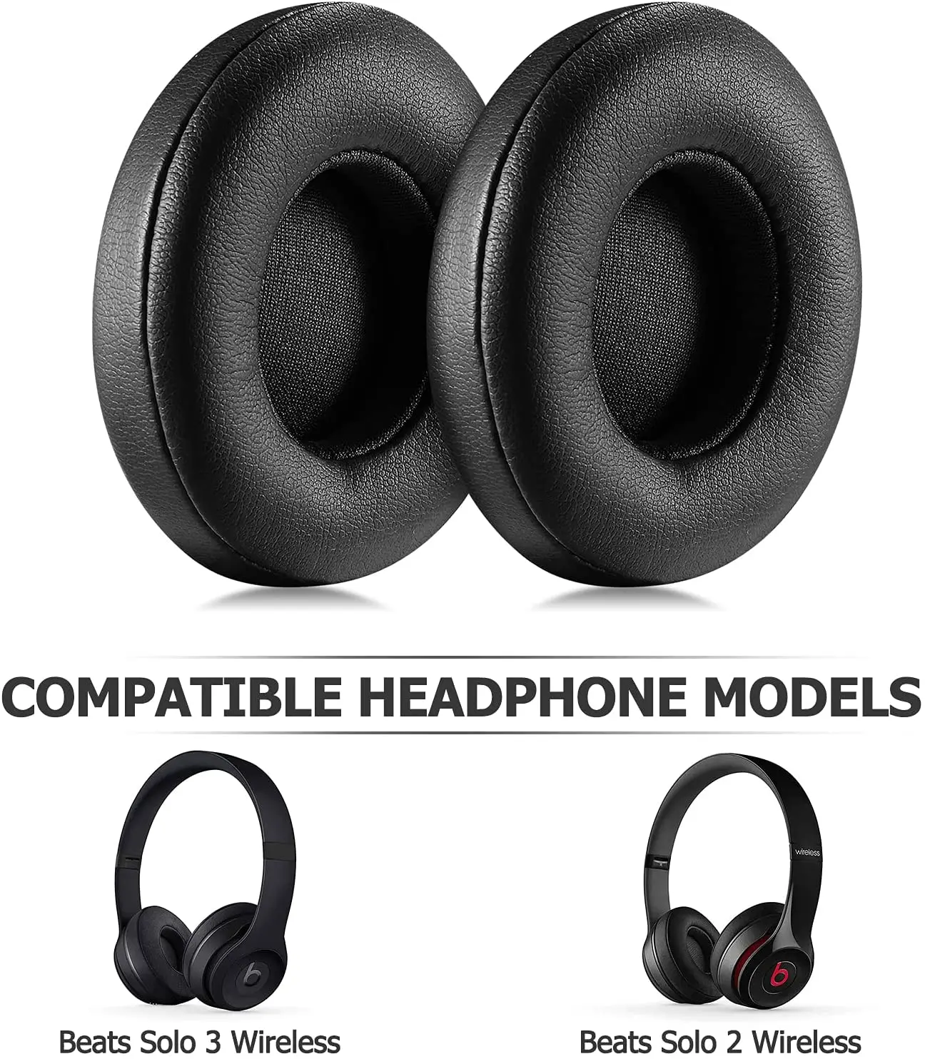 Cuscinetti Auricolari Di Ricambio Per Beats Solo 3/ Solo 2, Cuscinetti Auricolari Compatibili Con Le Cuffie On-Ear Wireless Beats Solo3 Solo2