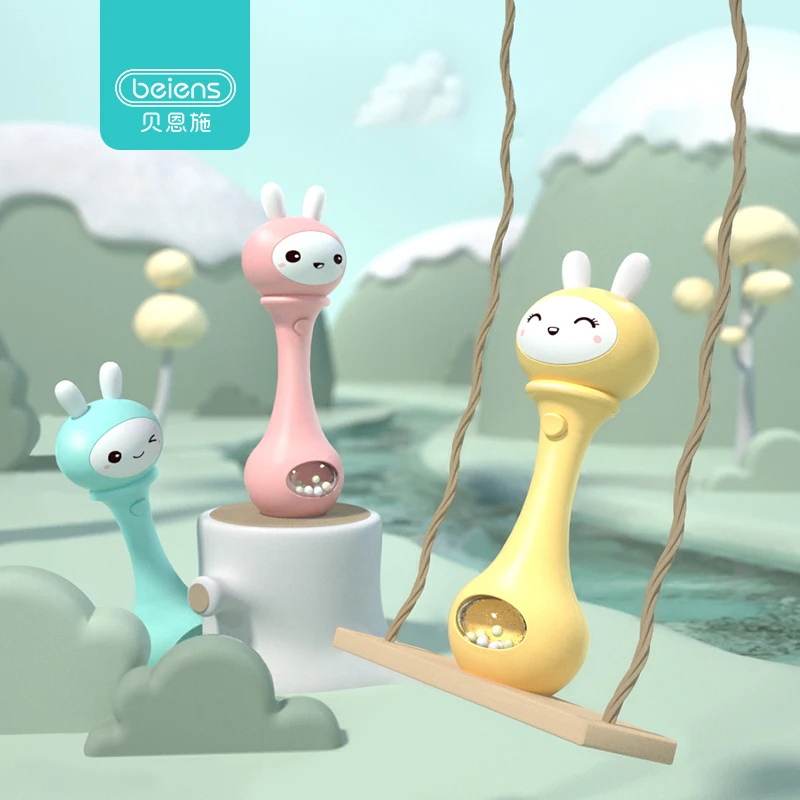 Beiens младенец погремушки, игрушки для новорожденных, детские игрушки музыка, раннее обучение