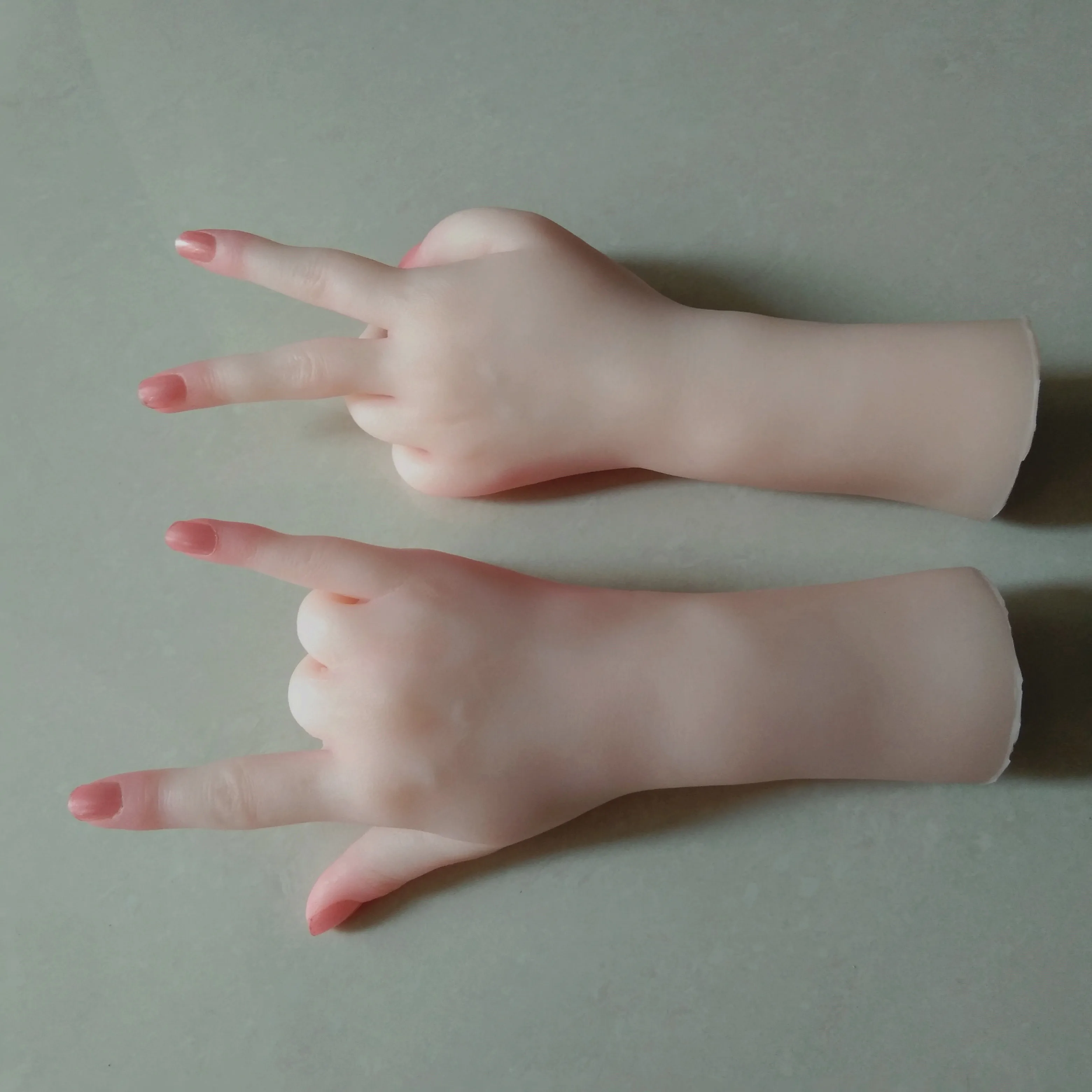 1 пара лучшее качество настоящий манекен руки Сексуальная Силиконовая