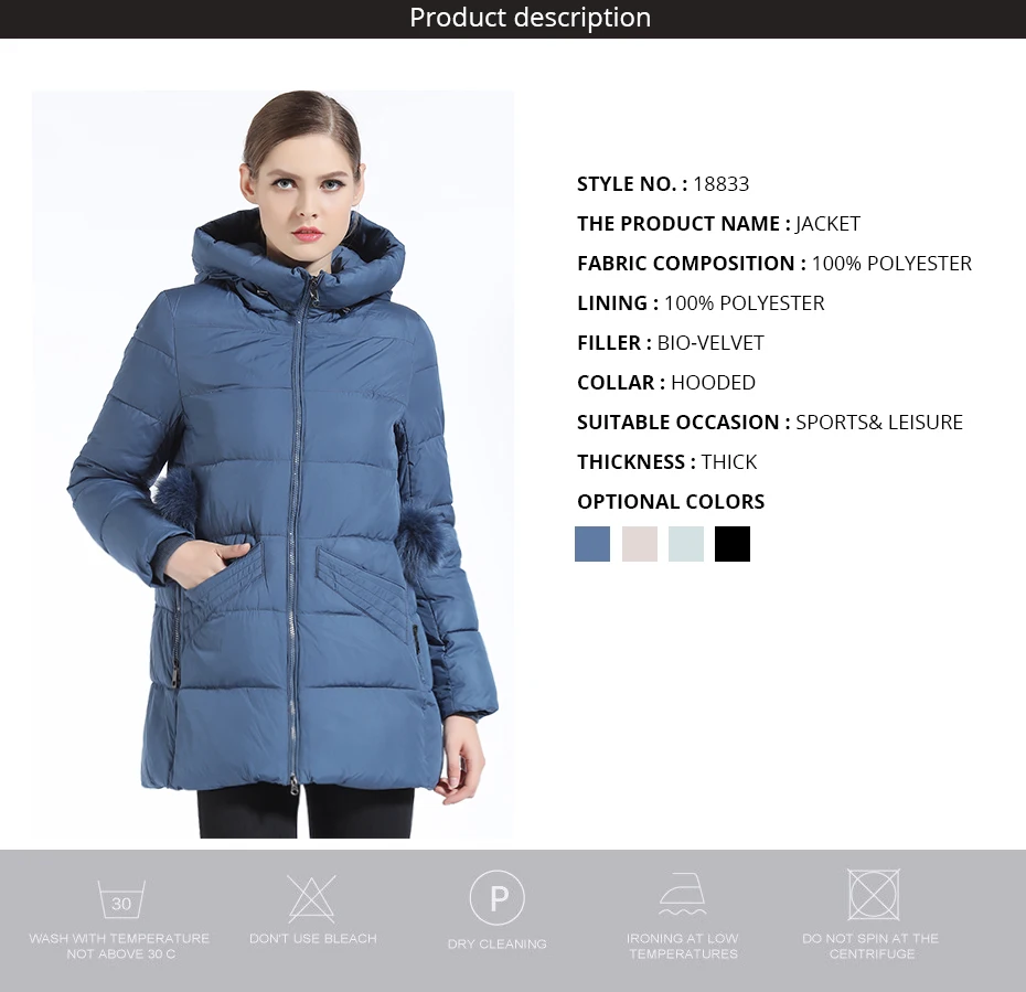 gasman mulheres casaco de inverno com capuz espessamento moda para baixo jaqueta marca feminina prova vento casaco com capuz bio para baixo parka