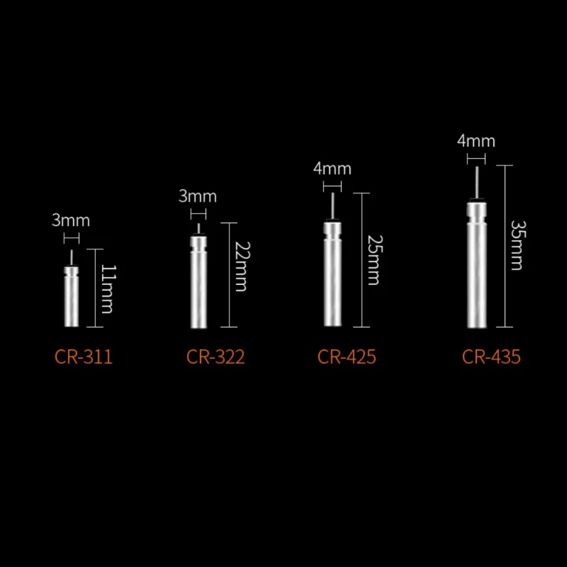 5 шт. CR-311/CR-322/CR-425/CR-435 батареи поплавок рыболовные плавающие батарейки литиевые штырьковые элементы светодиодный Электрический поплавок светильник