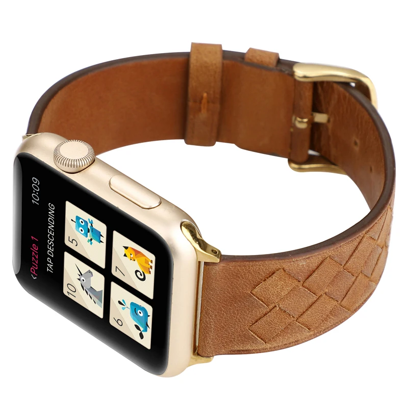 Кожаный ремешок для Apple watch, ремешок 44 мм, 40 мм, 42 мм, 38 мм, correa iwatch 4, 5, 3, 2, спортивный браслет, аксессуары для Apple watch
