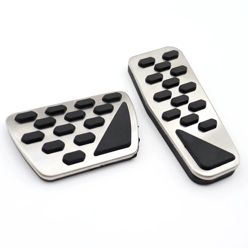 Stainless Steel Car Accelerator Pedal Brake Pedals AT Pedal Pads Cover