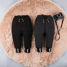 Childrenswear 0-4-Year-Old BOY'S Winter Brushed And Thick Star? Cotton Pants Small CHILDREN'S Outer Wear Casual Pants