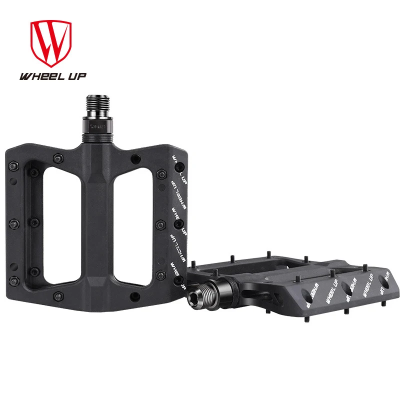 Wheelup, 1 пара, педаль для горного велосипеда, нейлон, волокно, подшипник, велосипедные противоскользящие педали, 125*108*20 мм, Аксессуары для велосипеда, запчасти