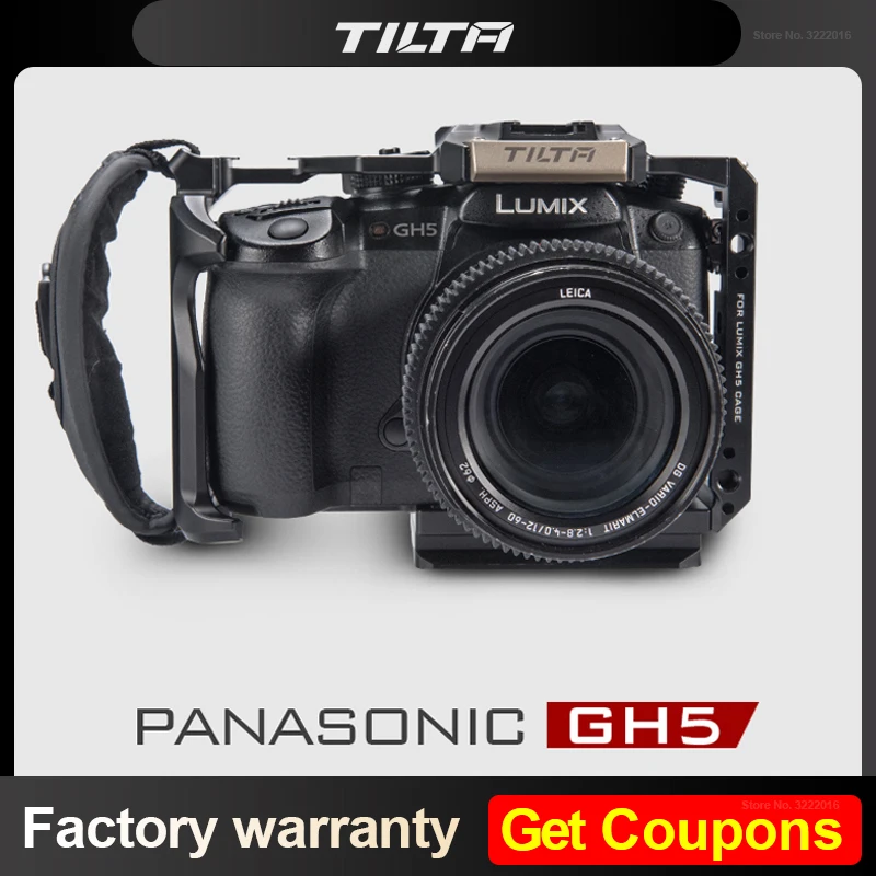 Аксессуары TILTA для PANASONIC Lumix GH5 GH5S клетка с верхней ручкой комплект стоп-кабеля