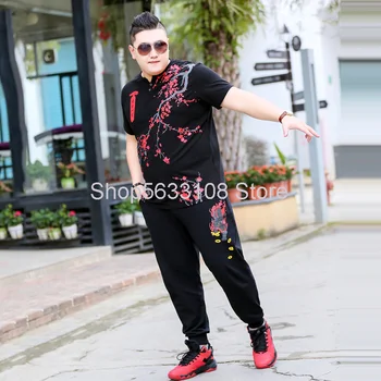 

Package 91033 + 007 Plum Blossom Brave Middle Guofeng Leisure Big Size Men's Wear Match