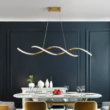 

NEW Chrome/Gold Plated Modern led Chandelier for dining room kitchen Room Led chandelier 90-260V luminaire suspension