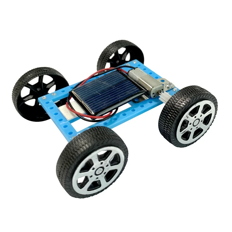 DIY Assembled Energy Solar Powered Toy Car Robot Kit Set Mini Science