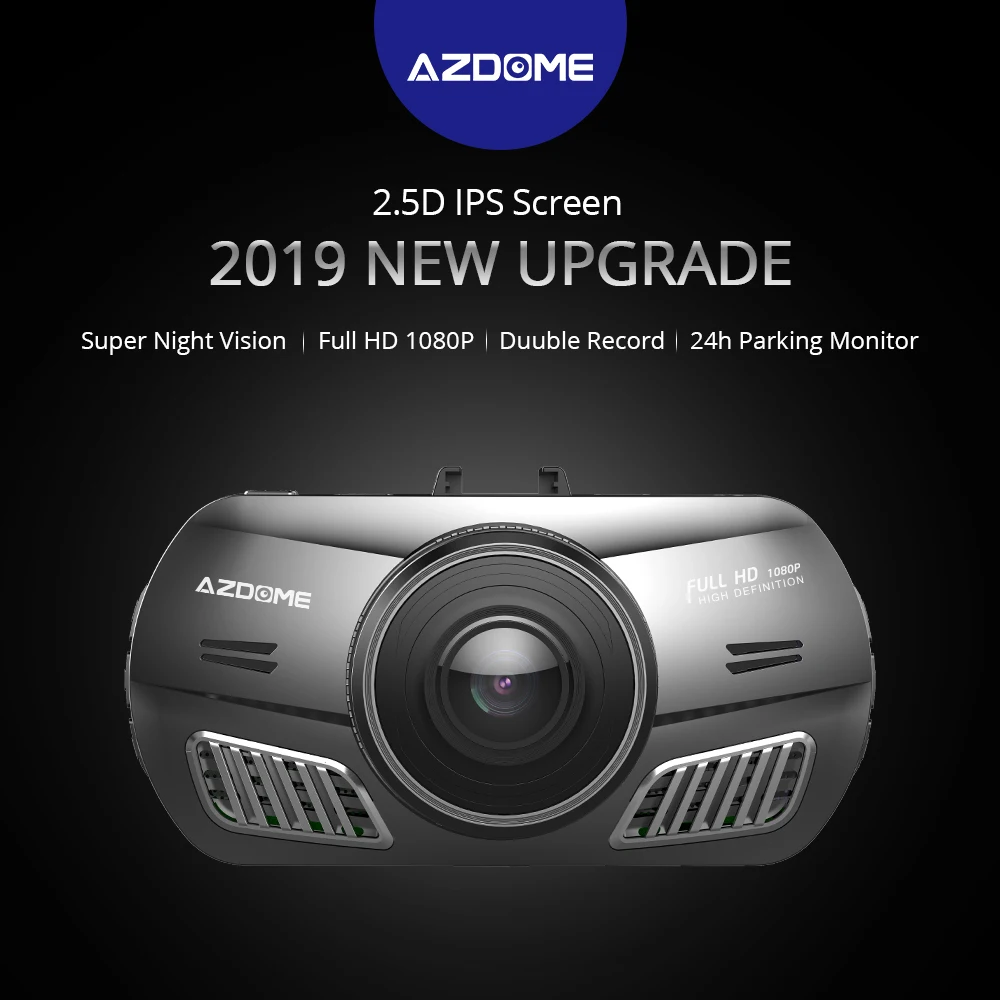 AZDOME M11 3-дюймовый 2.5D IPS экран Mini Dash Cam Full HD1080P Автомобильный видеорегистратор Автомобильный видеорегистратор Ночного видения Автомобильная камера видеорегистратор камера заднего вида