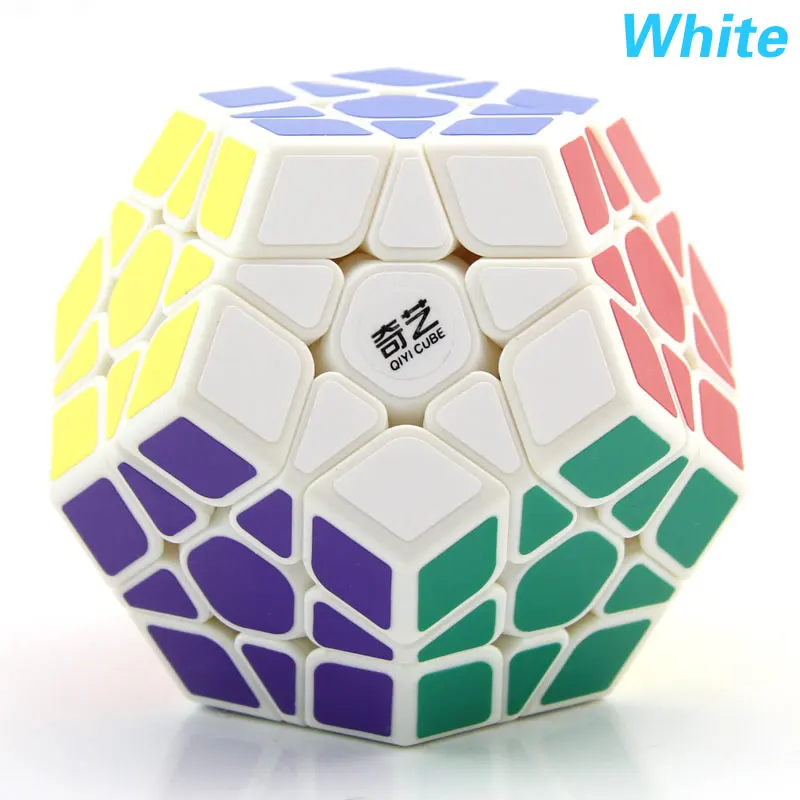 QiYi QiHeng Megaminxeds 3x3x3 набор магических кубиков MoFangGe XMD Dodecahedron 3x3 партия оптом 8 шт. Cubo Magico speed Cube игрушки - Цвет: White