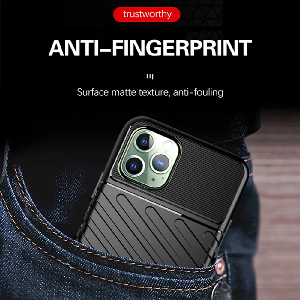 OTAO, мягкий силиконовый чехол для iPhone 11 Pro MAX X XR XS, 3D, в полоску, противоударный, защитный чехол для iPhone 7, 8, 6, 6s Plus, чехол для телефона