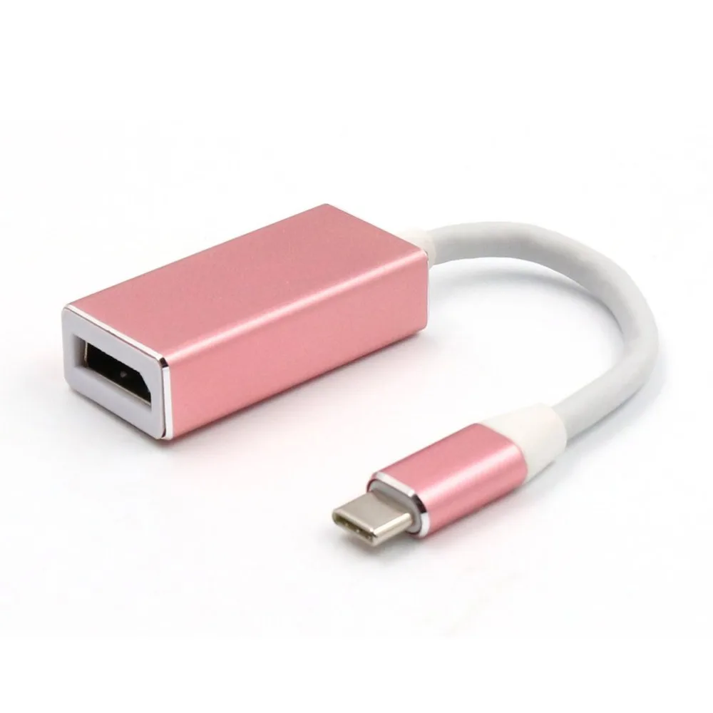 1080P USB 3,1 type C к DP адаптер USB-C для отображения портов адаптеры конвертер Поддержка 4K UHD для Macbook Pro //