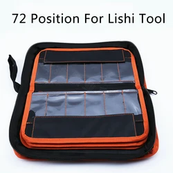 Jpkj – sac de transport pour outils LiShi 2 en 1, 72 pièces, sacoche de rangement pour outils Lishi, serrurier, 2021 