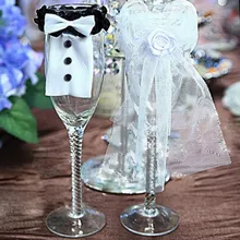 2 шт смокинг свадебное платье форма винные мешочки красные чехлы для бутилок вина подарок шампанского упаковочный мешочек для Свадьбы вечерние украшения