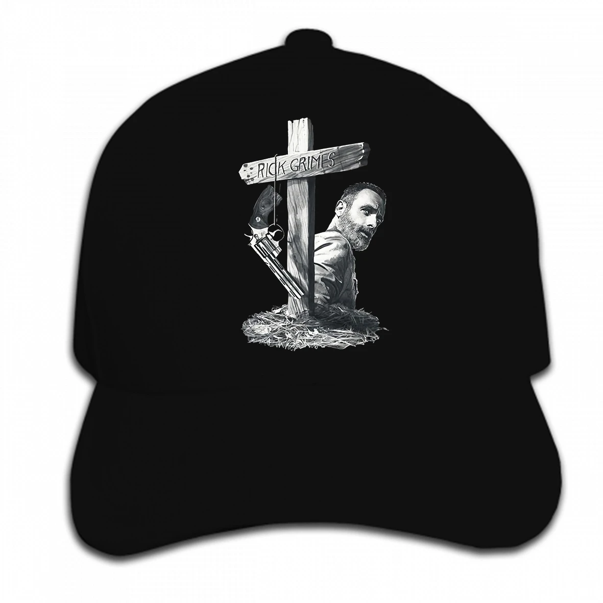 Бейсбольная кепка под заказ RIP Rick Grimes Cross The Walking Dead TWD Graphic AMC коралловый солнцезащитный козырек Кепка