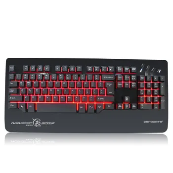 

Gaming keyboard Gamer keyboard with backlight USB 104 Rubber keycaps RGB Wired Ergonomic keyboard For Tablet Computer Game Csgo