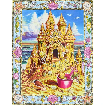 

5D DIY Special Shaped Diamond Painting Exquisite and Delicate Design Appearance Castle Embroidery Mosaic Kits Home Decor