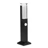 60CM With Motion Sensor LED Garden Lawn Lamp Modern Aluminum Pillar Light Outdoor Courtyard Villa Landscape Lawn Bollards Light 5