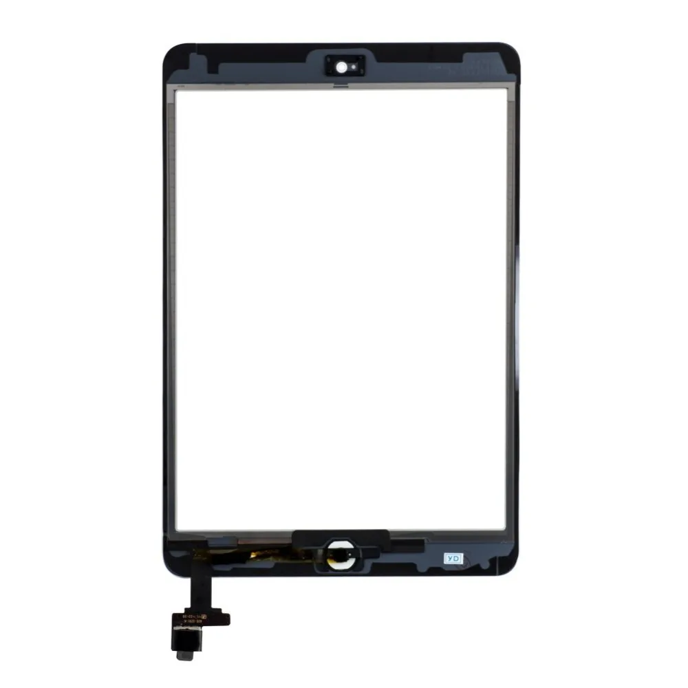 1 шт. для iPad Mini 1 Mini 2 A1432 A1454 A1455 A1489 A1490 A149 сенсорный экран дигитайзер сенсор+ микросхема Разъем Flex+ Кнопка Ключа