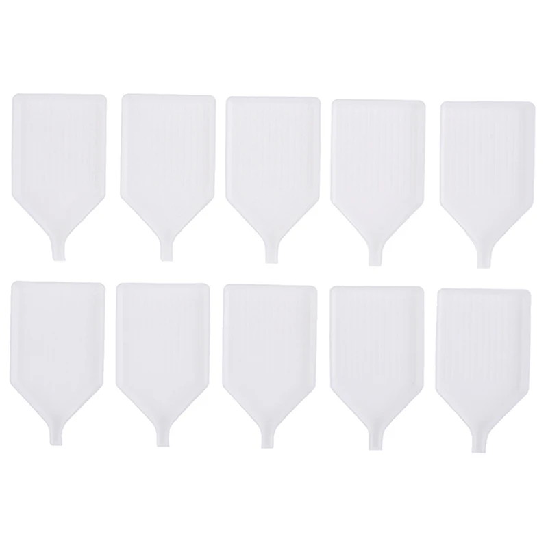 10 unids/lote 5D de diamante de imitación placa bandeja DIY Cruz puntada arte de uñas que salpican de herramientas de plástico