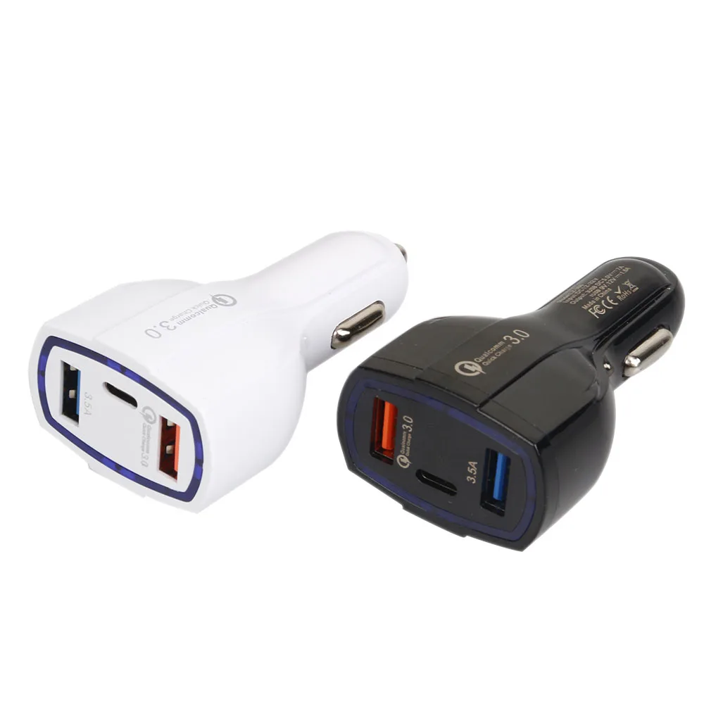 QC3.0 двойное USB зарядное устройство для мобильного телефона Быстрая зарядка
