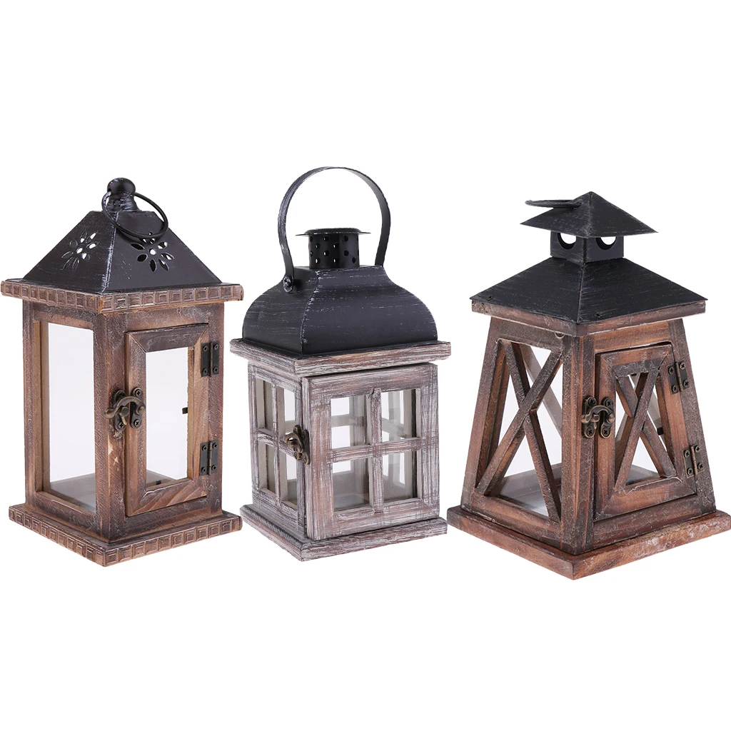 Vintage Wooden Candlestick For Hanging Lantern Indoor Or Outdoor | Дом и сад