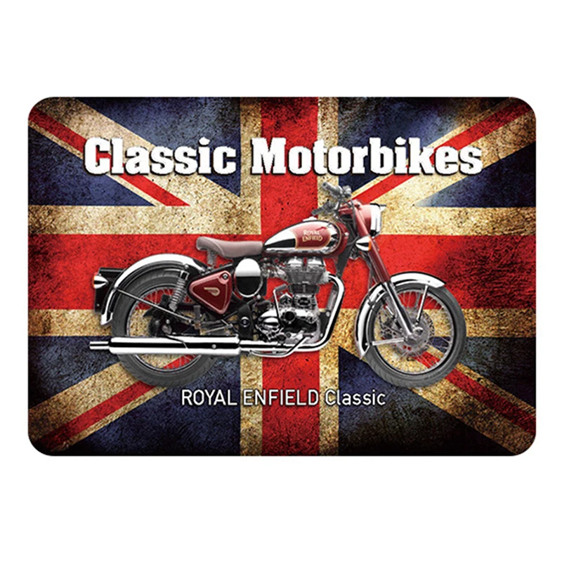 retro motorcycle signs vintage metal tin plate classic iron picture decor wall of garage bar cafe home gym