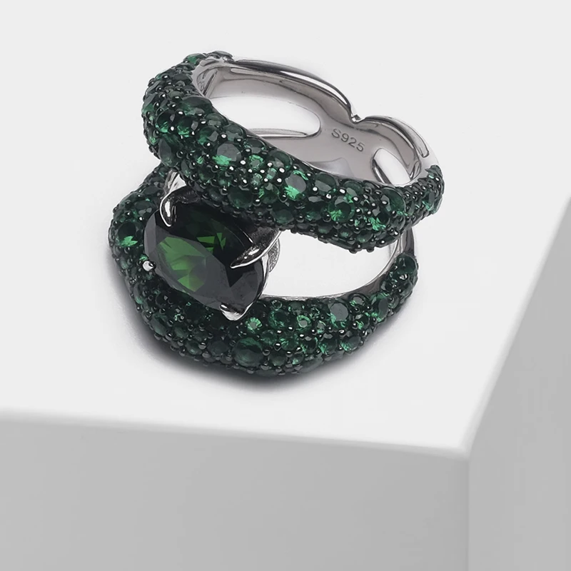 

Local focal Fashion 925 Silver shiny design ring