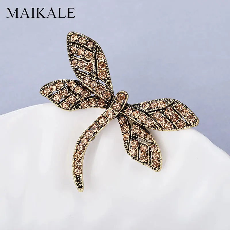 Женская Брошь с кристаллами MAIKALE новая искусственная брошь для девочек|Броши| |