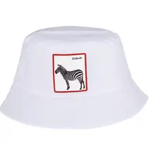 Рыбацкие летние Панамы для женщин, большие кепки для рыбалки, Мужская круглая Кепка с принтом зебры, солнцезащитная Кепка в стиле хип-хоп, детская хлопковая кепка с принтом s