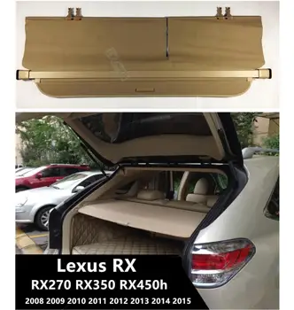 

Rear Trunk Cargo Cover For Lexus RX270 RX350 RX450h 2008 09 10 2011 2012 2013 2014 2015 High Qualit Security Shield Accessories