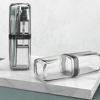 

Portable Travel Wash Cup Multifunction Bathroom Accessories Toothpaste Toothbrush Storage Box Travel Bathroom Set