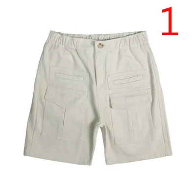Летние свободные повседневные брюки прямые Пятиточечные брюки брендовые рабочие шорты мужские новые